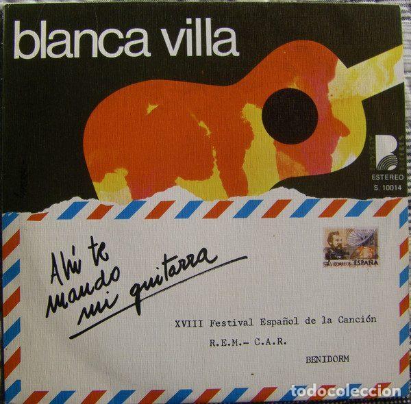 Vinyl-Schallplatten: Blanca Villa &ndash; Ah&iacute; Te Mando Mi Guitarra (Vinyl, Beverly Records S. 10014)