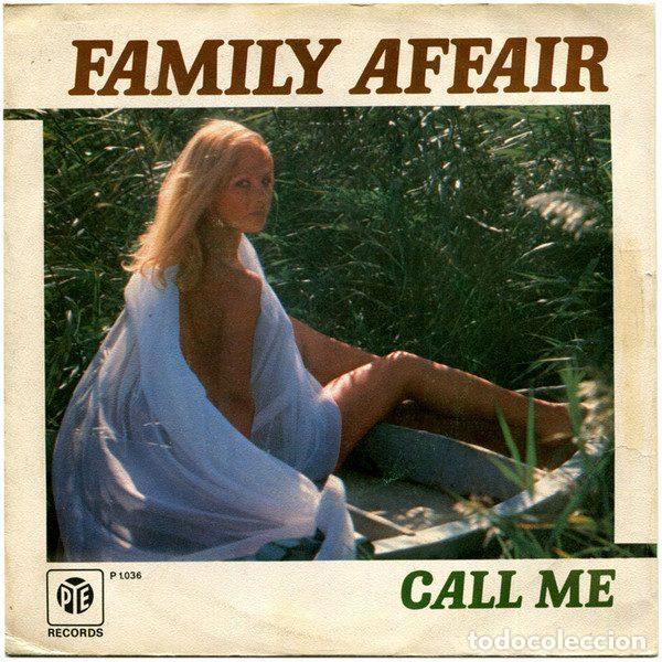 Vinyl-Schallplatten: Family Affair &ndash; Call Me (Vinyl, Pye Records P 1.036)