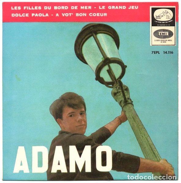 Discos de vinilo: Adamo &ndash; Les Filles Du Bord De Mer (Vinyl, La Voz De Su Amo 7EPL 14.116)