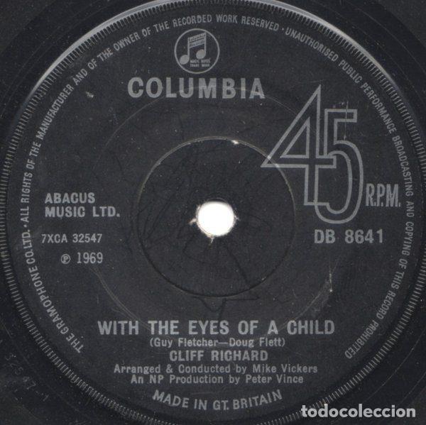 Dischi in vinile: Cliff Richard &ndash; With The Eyes Of A Child (Vinyl, Columbia DB 8641)