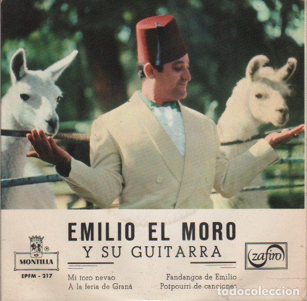 Discos de vinilo: Emilio El Moro y Su Guitarra &ndash; Mi Toro Nevao (Vinyl, Montilla EPFM-217)
