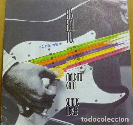 Vinyl-Schallplatten: Asfalto &ndash; Maldito Gato / Somos Libres (Vinyl, Lib&eacute;lula Records S - 032)