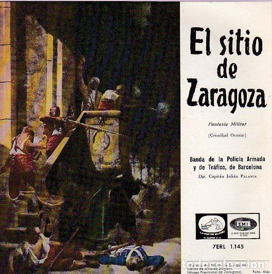 Discos de vinil: Banda De La Polic&iacute;a Armada Y De Tr&aacute;fico De Barcelona &ndash; El Sitio De Zaragoza (Fantas&iacute;a Militar)...