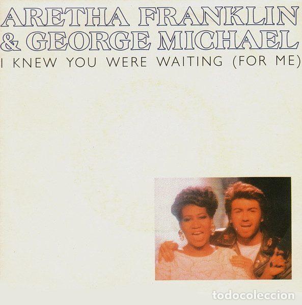 Disques de vinyle: Aretha Franklin & George Michael &ndash; I Knew You Were Waiting (For Me) (Vinyl, Epic EPC 650253 7)