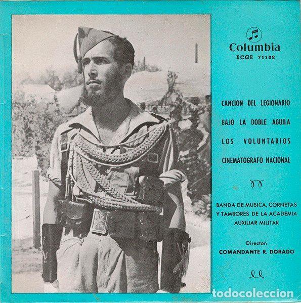 Discos de vinilo: Banda De M&uacute;sica, Cornetas Y Tambores De La Academia Auxiliar Militar Director: Comandante R....