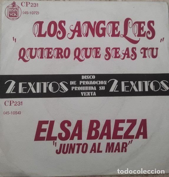Disques de vinyle: Los Angeles / Elsa Baeza &ndash; 2 Exitos (Vinyl, Hispavox CP-231)