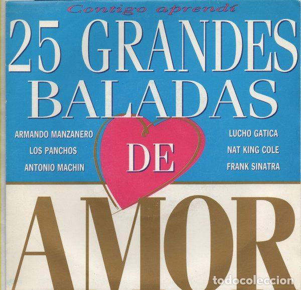 Disques de vinyle: Armando Manzanero Y Simone &ndash; 25 Grandes Baladas De Amor: Contigo Aprendi (Vinyl, Epic MELP 3047)