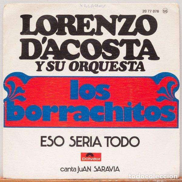 Disques de vinyle: Lorenzo D'Acosta Y Su Orquesta &ndash; Los Borrachitos (Vinyl, Polydor 20 77 076)