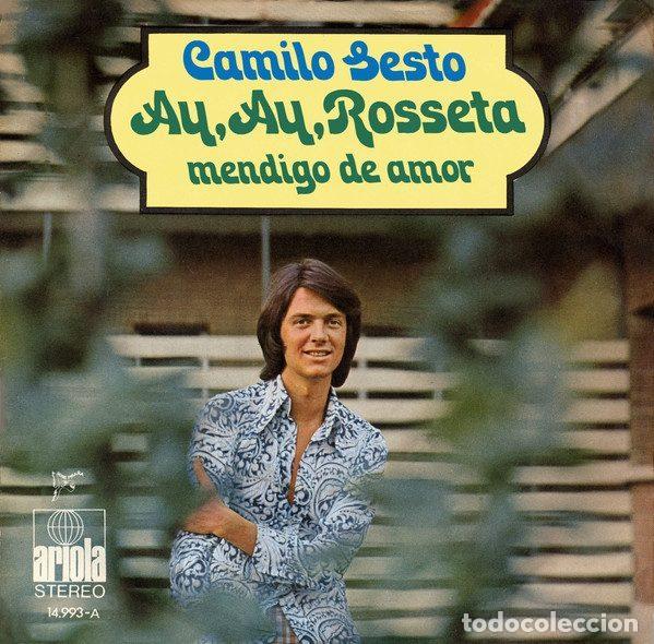 Dischi in vinile: Camilo Sesto &ndash; Ay, Ay, Rosseta / Mendigo De Amor (Vinyl, Ariola 14.993-A)