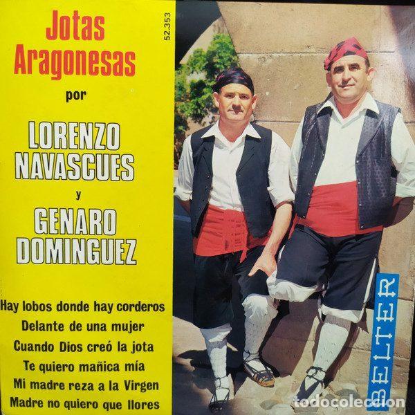 Disques de vinyle: Lorenzo Navascues y Genaro Dom&iacute;nguez &ndash; Jotas Aragonesas (Vinyl, Belter 52.353)