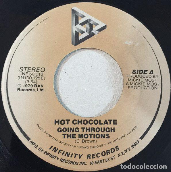 Dischi in vinile: Hot Chocolate &ndash; Going Through The Motions (Vinyl, Infinity Records INF 50.016)