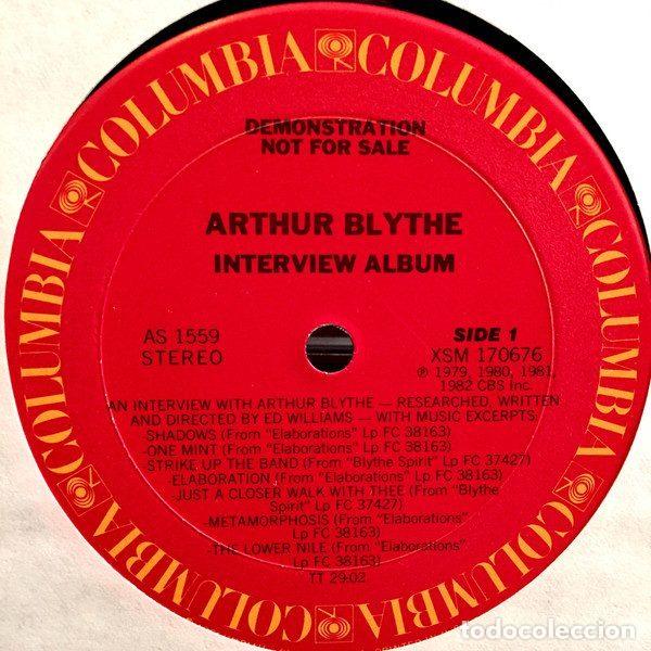 Vinyl-Schallplatten: Arthur Blythe &ndash; Interview Album (Vinyl, Columbia AS 1559)
