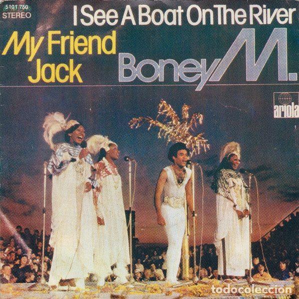 Vinyl-Schallplatten: Boney M. &ndash; I See A Boat On The River / My Friend Jack (Vinyl, Ariola 5101 750)