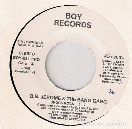 Dischi in vinile: B.B. Jerome & The Bang Gang &ndash; Shock Rock (Vinyl, Boy Records BOY-081-PRO)