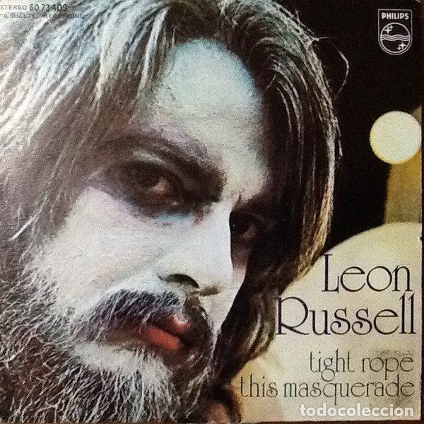 Vinyl records: Leon Russell &ndash; Tight Rope / This Masquerade (Vinyl, Philips 60 73 409)