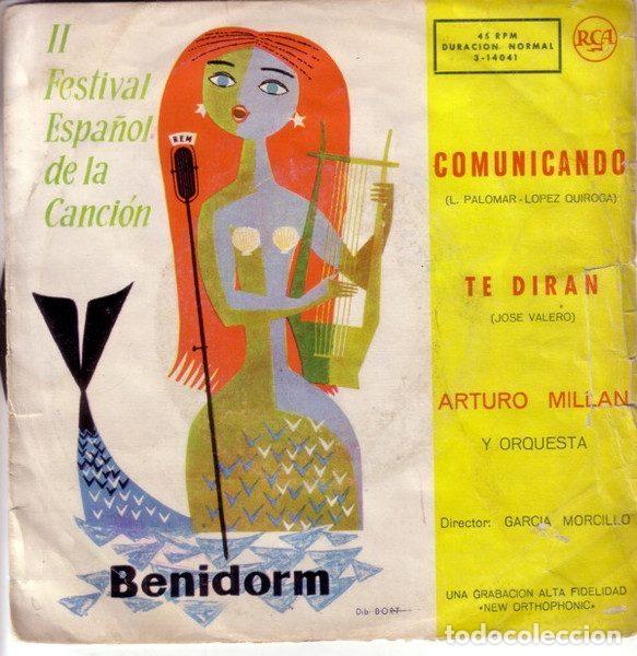 Disques de vinyle: Arturo Millan &ndash; II Festival Espa&ntilde;ol De La Canci&oacute;n - Benidorm (Vinyl, RCA 3-14041)