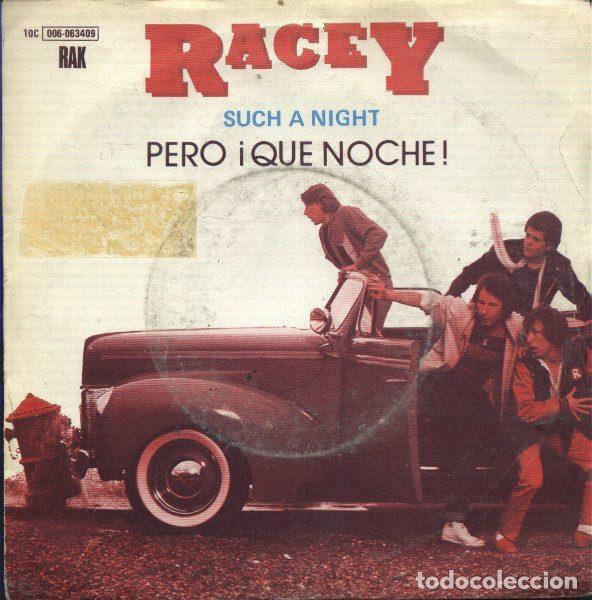 Dischi in vinile: Racey &ndash; Such A Night = Pero &iexcl;Que Noche! (Vinyl, RAK 10C 006-063409)