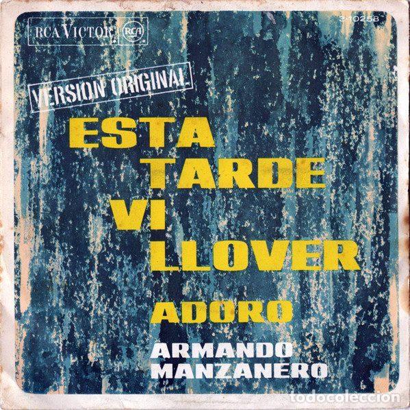 Discos de vinil: Armando Manzanero &ndash; Esta Tarde Vi Llover / Adoro (Vinyl, RCA Victor 3-10258)