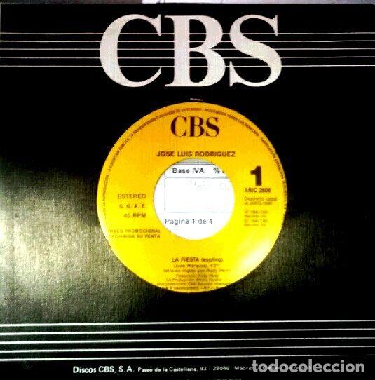 Dischi in vinile: Jose Luis Rodriguez &ndash; La Fiesta (Esp/Ing) (Vinyl, CBS ARIC 2606)