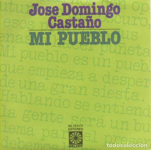Disques de vinyle: Jose Domingo Casta&ntilde;o &ndash; Mi Pueblo (Vinyl, Melody 02.1317/1)