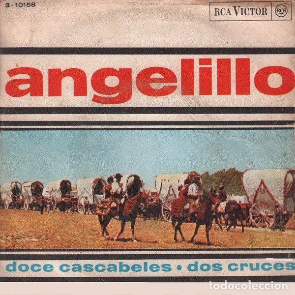 Discos de vinil: Angelillo &ndash; Doce Cascabeles / Dos Cruces (Vinyl, RCA Victor 3-10158)