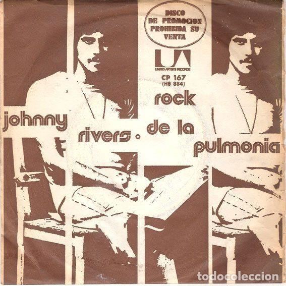 Dischi in vinile: Johnny Rivers &ndash; El Rock De La Pulmonia (Vinyl, United Artists Records CP 167 (HS 884))