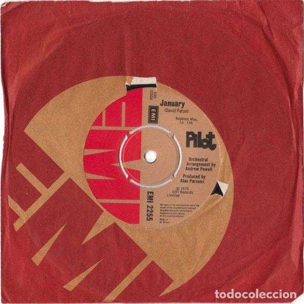 Discos de vinilo: Pilot &ndash; January (Vinyl, EMI EMI 2255) - Foto 3