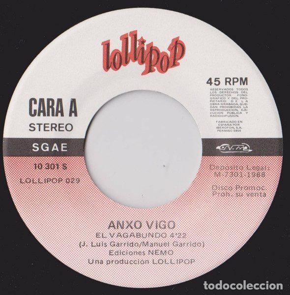 Disques de vinyle: Anxo Vigo &ndash; El Vagabundo (Vinyl, Lollipop 029)