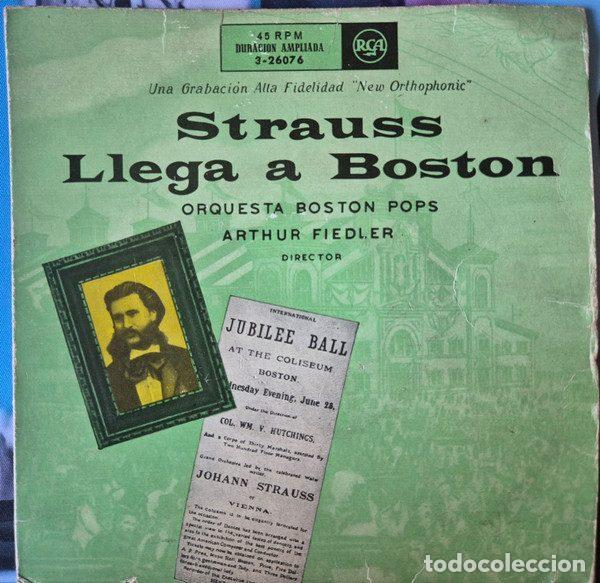 Disques de vinyle: Johann Strauss, Jr., Boston Pops Orchestra, Arthur Fiedler &ndash; Strauss Llega A Boston (Vinyl, RCA...