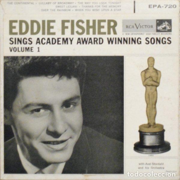 Disques de vinyle: Eddie Fisher &ndash; Sings Academy Award Winning Songs Volume 1 (Vinyl, RCA Victor EPA-720)