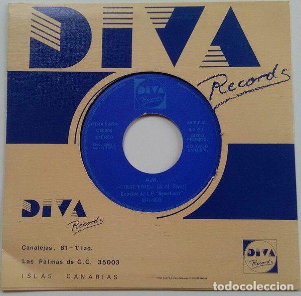 Discos de vinilo: A.M. &ndash; Sometimes / First Time (Vinyl, Diva Records DIS-004) - Foto 2
