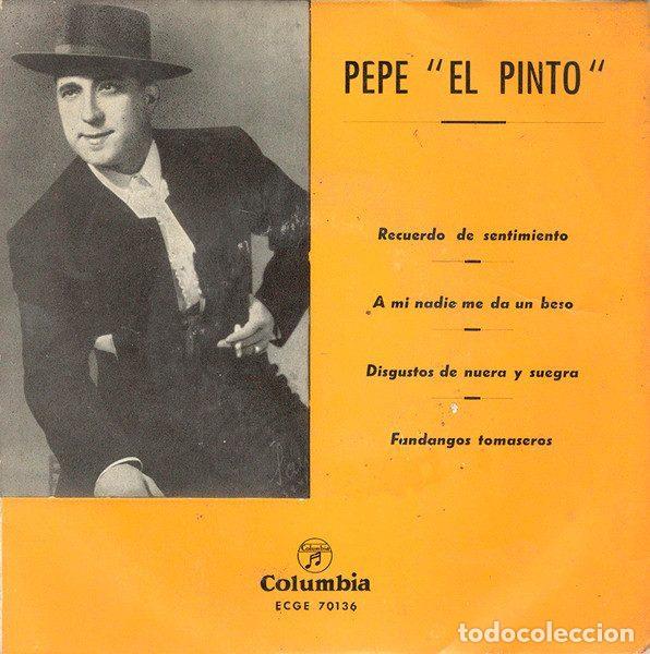 Disques de vinyle: Pepe &rdquo;El Pinto&rdquo; &ndash; Recuerdo De Sentimiento (Vinyl, Columbia ECGE 70136)