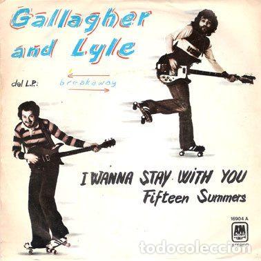 Disques de vinyle: Gallaguer And Lyle &ndash; I Wanna Stay With You (Vinyl, A&M Records 16904-A)