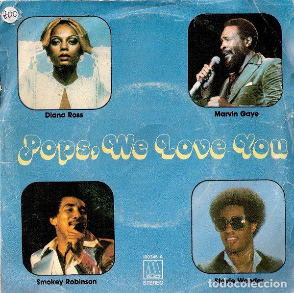Disques de vinyle: Diana Ross - Marvin Gaye - Smokey Robinson - Stevie Wonder &ndash; Pops, We Love You (Vinyl, Motown...