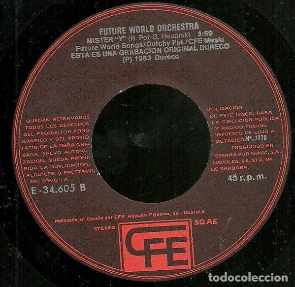 Discos de vinilo: Future World Orchestra &ndash; Roulette / Mister Y (Vinyl, CFE E-34.605) - Foto 4