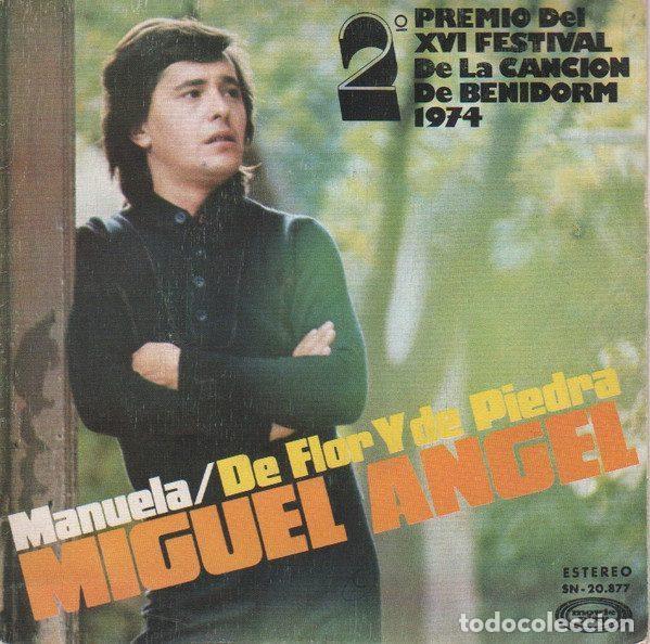 Vinyl records: Miguel Angel &ndash; Manuela / De Flor Y De Piedra (Vinyl, Movieplay SN - 20.877)
