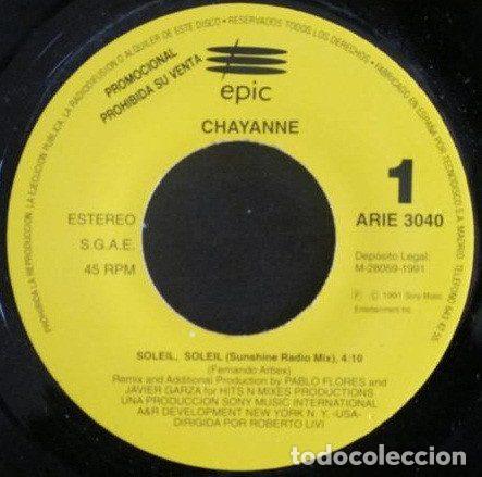 Vinyl records: Chayanne &ndash; Soleil, Soleil (Vinyl, Epic ARIE 3040)