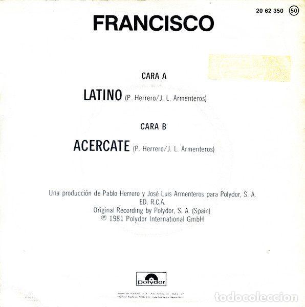 Discos de vinilo: Francisco &ndash; Latino (Vinyl, Polydor 20 62 350) - Foto 2