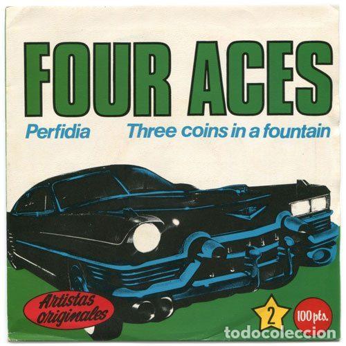 Vinyl records: Four Aces &ndash; Perfidia / Three Coins In A Fountain (Vinyl, K-Tel 18S0209)