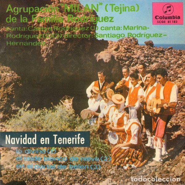 Disques de vinyle: Agrupaci&oacute;n &rdquo;Mil&aacute;n&rdquo; (Tejina) De La Fam&iacute;lia Rodriguez &ndash; Navidad En Tenerife (Vinyl, Columbia SCGE...