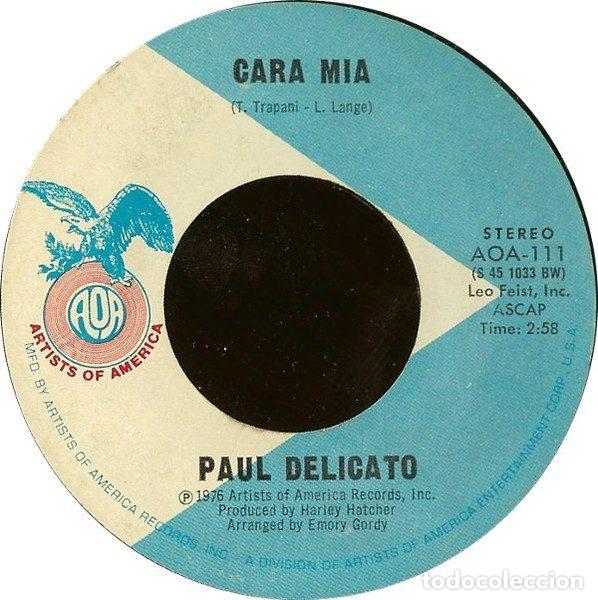 Disques de vinyle: Paul Delicato &ndash; Cara Mia (Vinyl, Artists Of America AOA-111)