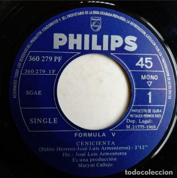 Discos de vinilo: Formula V &ndash; Cenicienta (Vinyl, Philips 360 279PF) - Foto 3