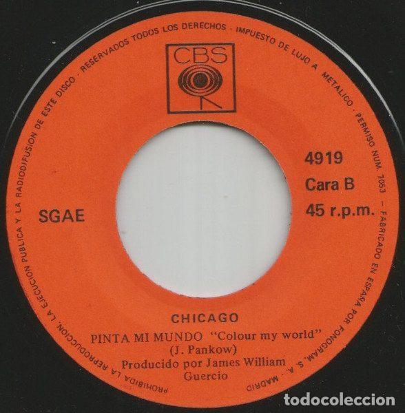 Discos de vinilo: Chicago &ndash; Make Me Smile (Vinyl, CBS 4919) - Foto 4