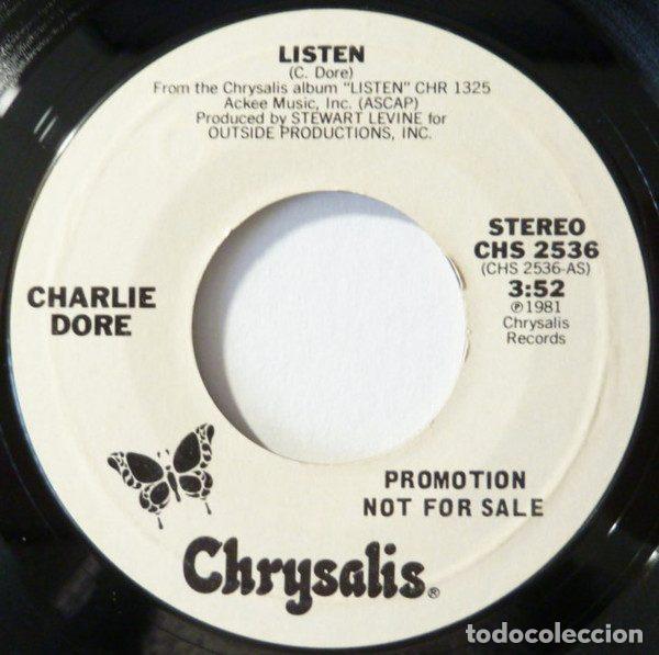 Discos de vinilo: Charlie Dore &ndash; Listen (Vinyl, Chrysalis CHS 2536)