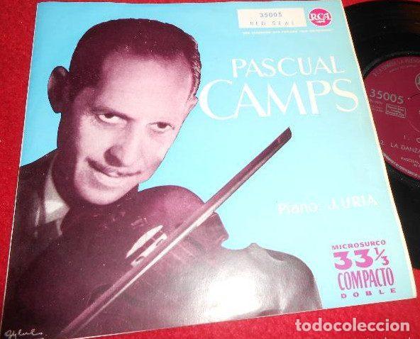 Disques de vinyle: Pascual Camps &ndash; Czardas / La Danza De La Alondra / Serenata / Meditation De Thais (Vinyl, RCA 35005)
