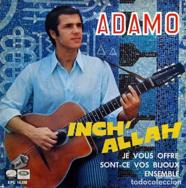 Vinyl-Schallplatten: Adamo &ndash; Inch' Allah (Vinyl, La Voz De Su Amo EPL 14.338)