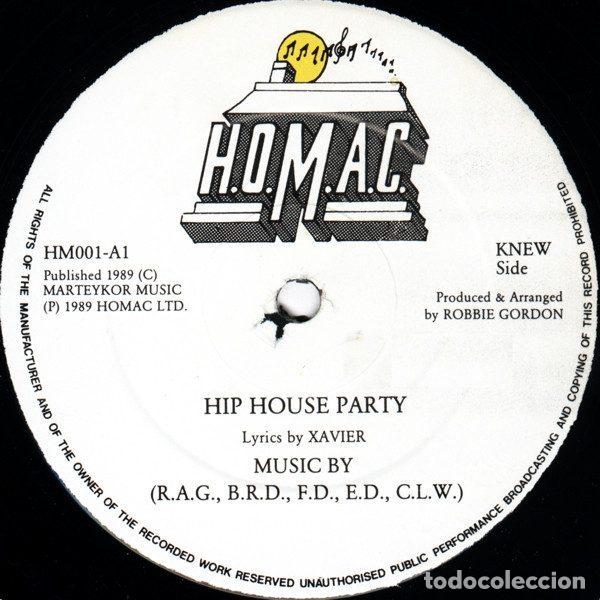 Disques de vinyle: The Knew Crue &ndash; Hip House Party / Tuffactofollow (Vinyl, H.O.M.A.C. HM001)