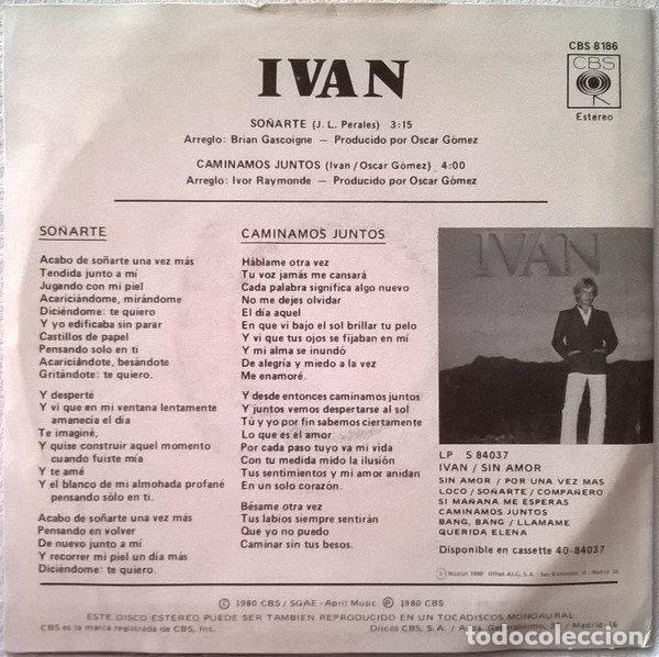 Discos de vinilo: Ivan &ndash; So&ntilde;arte (Vinyl, CBS CBS 8186) - Foto 2