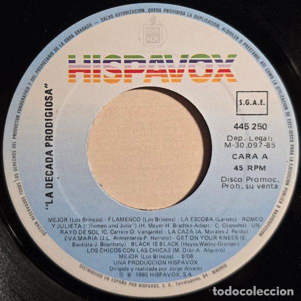 Discos de vinilo: La D&eacute;cada Prodigiosa &ndash; La D&eacute;cada Prodigiosa (Vinyl, Hispavox (45) 445 250) - Foto 3
