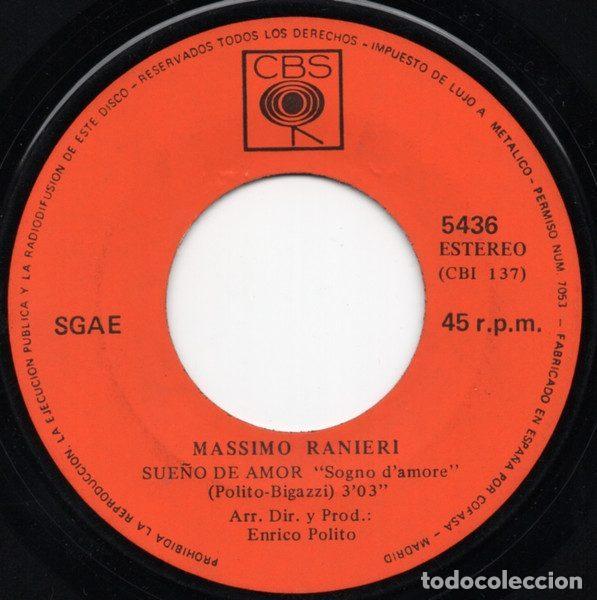 Discos de vinilo: Massimo Ranieri &ndash; Veinte A&ntilde;os (Vinyl, CBS 5436) - Foto 4